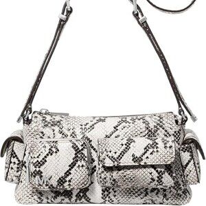 New Tags Michael Kors Dakota Convertible Pocket Crossbody Leather Shoulder Bag!